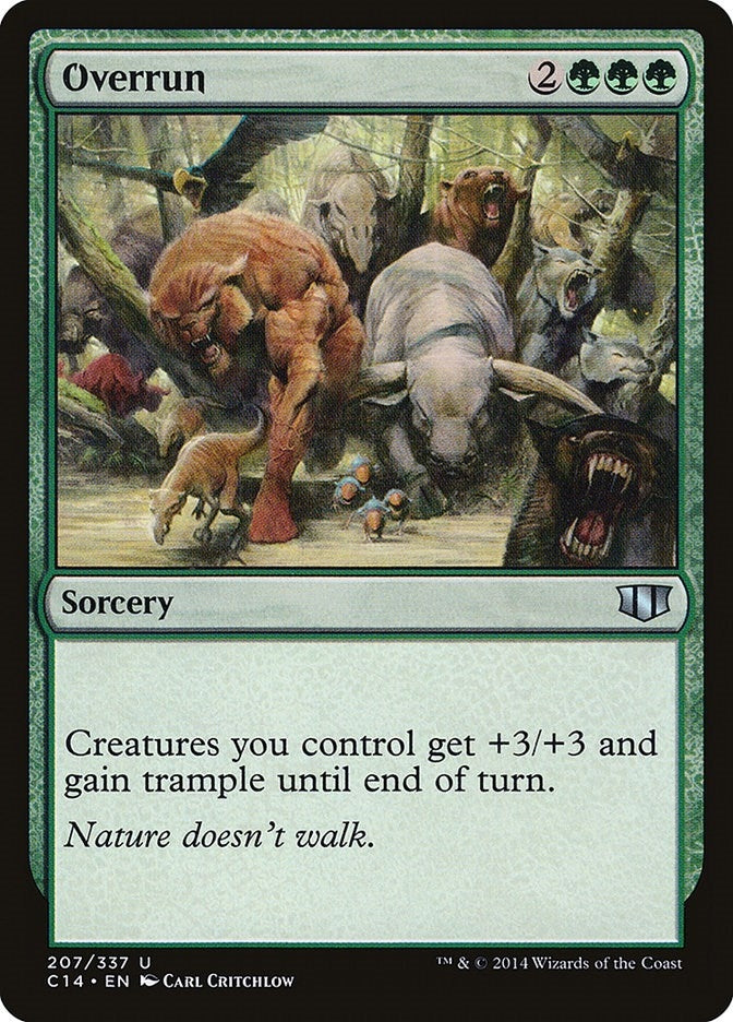 Image for Overrun (207) [Commander 2014] - Magic: The Gathering