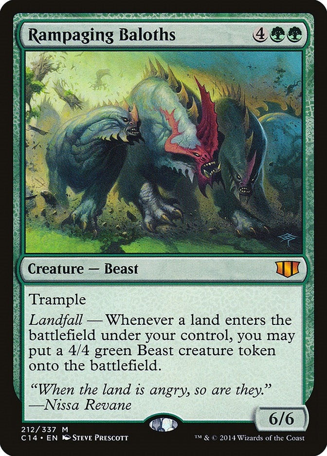 Image for Rampaging Baloths (212) [Commander 2014] - Magic: The Gathering