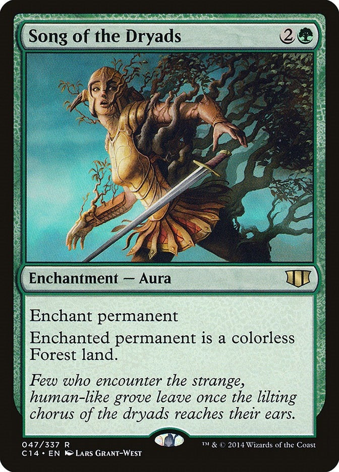Image for Song of the Dryads (47) [Commander 2014] - Magic: The Gathering