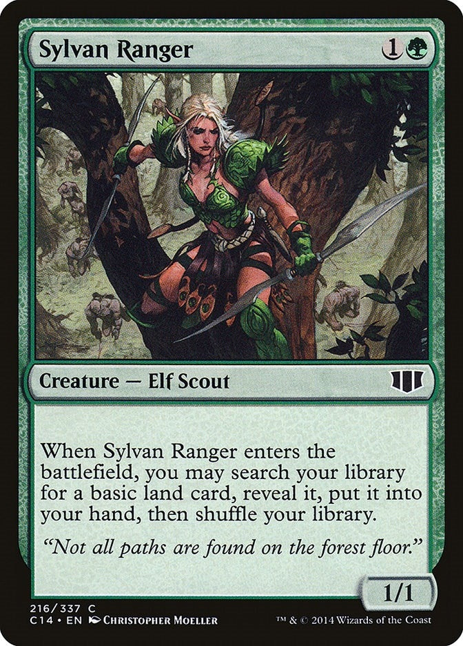Image for Sylvan Ranger (216) [Commander 2014] - Magic: The Gathering