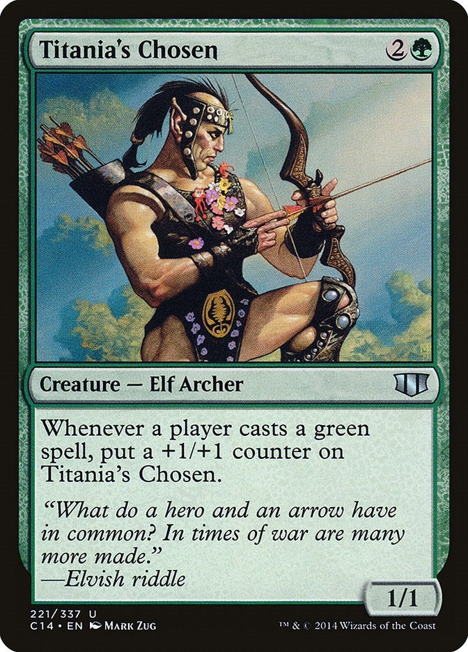 Image for Titania's Chosen (221) [Commander 2014] - Magic: The Gathering