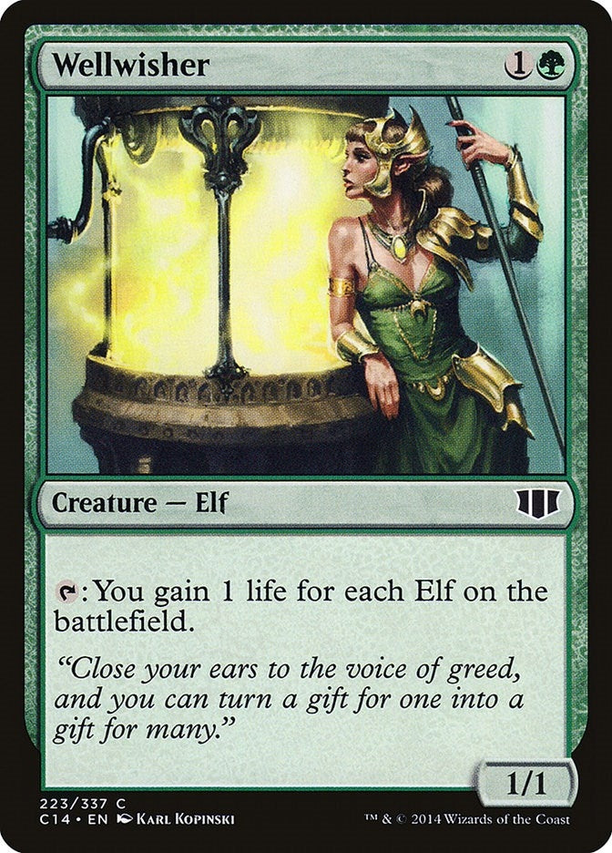 Image for Wellwisher (223) [Commander 2014] - Magic: The Gathering