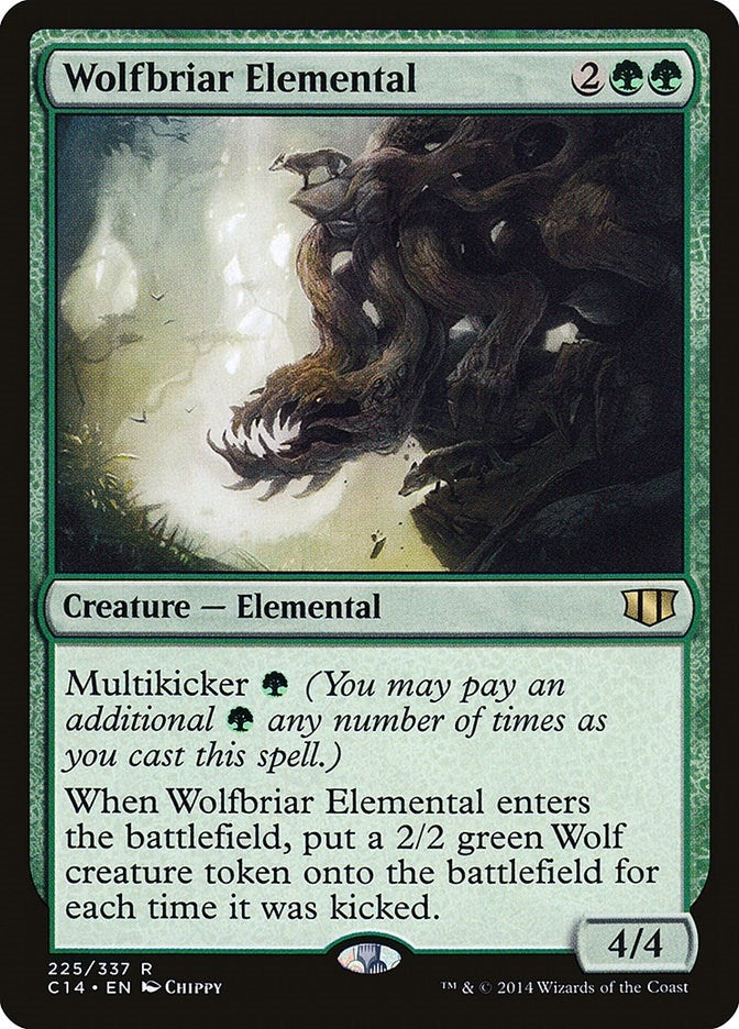 Image for Wolfbriar Elemental (225) [Commander 2014] - Magic: The Gathering