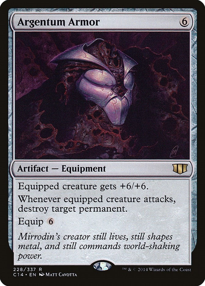 Image for Argentum Armor (228) [Commander 2014] - Magic: The Gathering