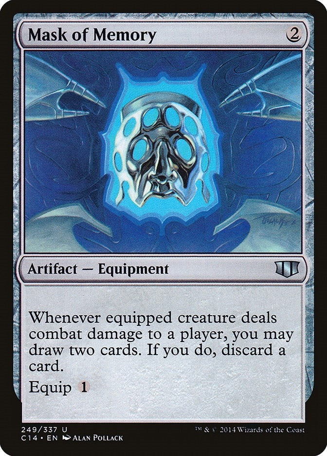 Image for Mask of Memory (249) [Commander 2014] - Magic: The Gathering