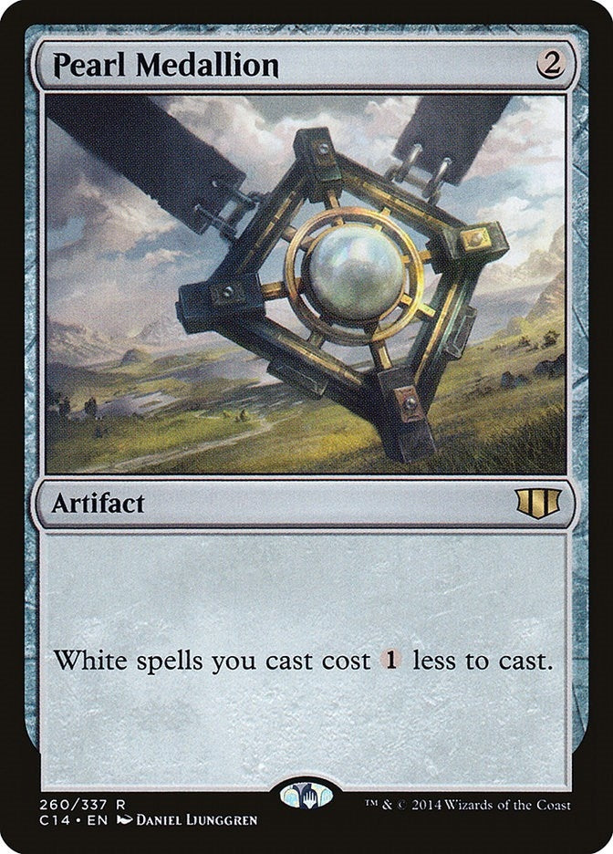 Image for Pearl Medallion (260) [Commander 2014] - Magic: The Gathering