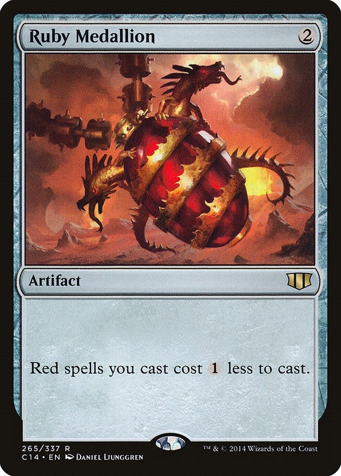 Image for Ruby Medallion (265) [Commander 2014] - Magic: The Gathering