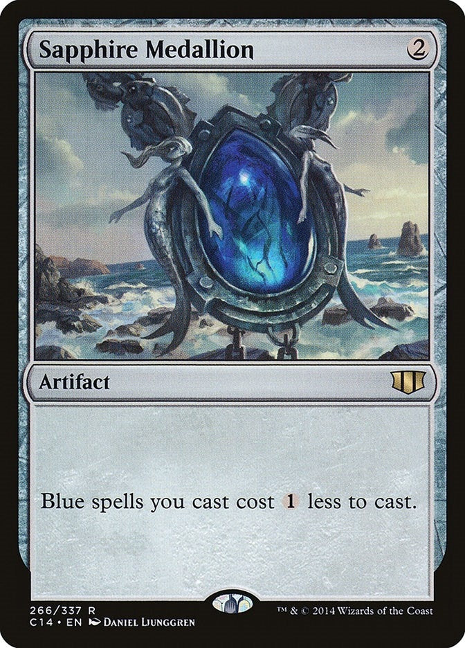 Image for Sapphire Medallion (266) [Commander 2014] - Magic: The Gathering