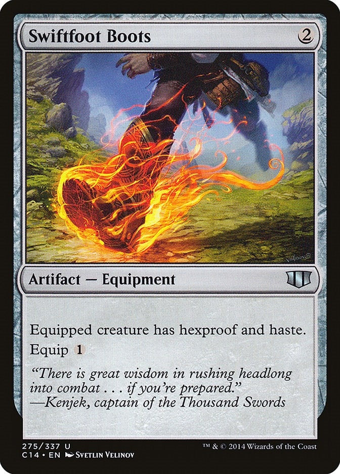 Image for Swiftfoot Boots (275) [Commander 2014] - Magic: The Gathering