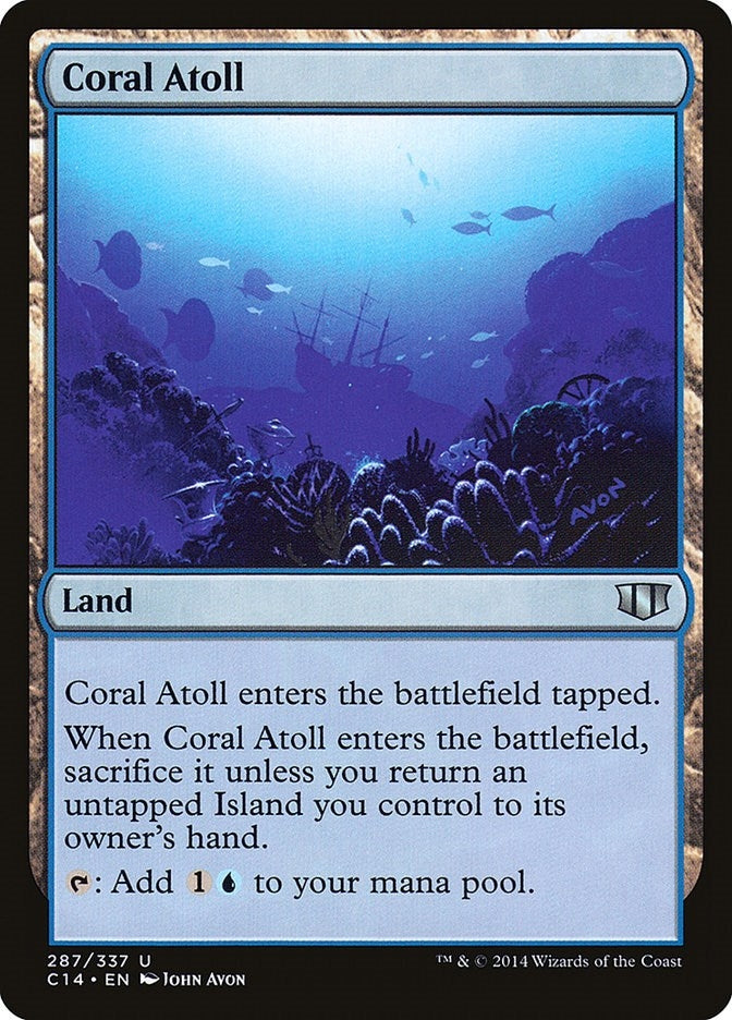 Image for Coral Atoll (287) [Commander 2014] - Magic: The Gathering