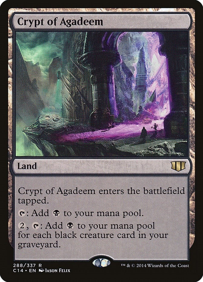 Image for Crypt of Agadeem (288) [Commander 2014] - Magic: The Gathering