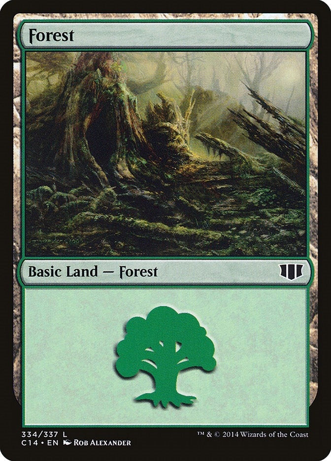 Image for Forest (334) (334) [Commander 2014] - Magic: The Gathering