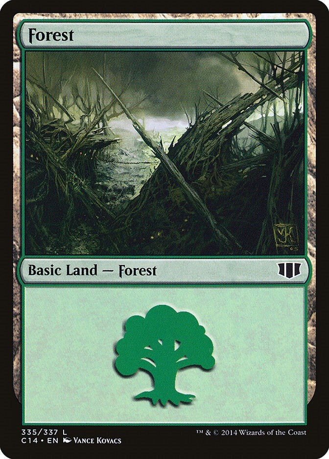 Image for Forest (335) (335) [Commander 2014] - Magic: The Gathering