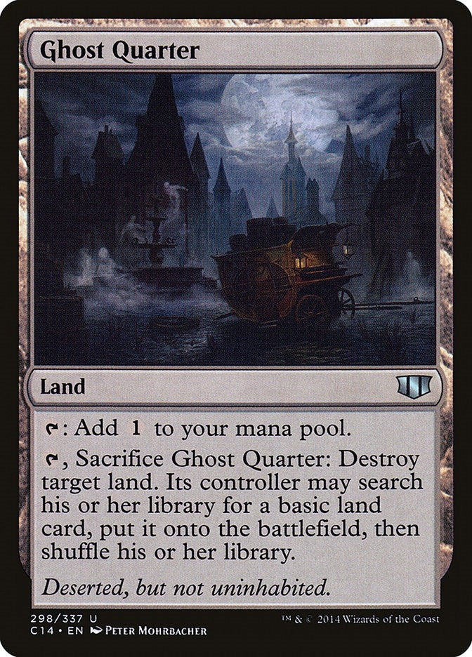 Image for Ghost Quarter (298) [Commander 2014] - Magic: The Gathering
