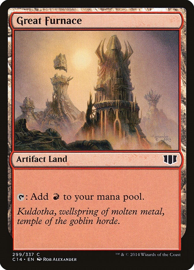 Image for Great Furnace (299) [Commander 2014] - Magic: The Gathering