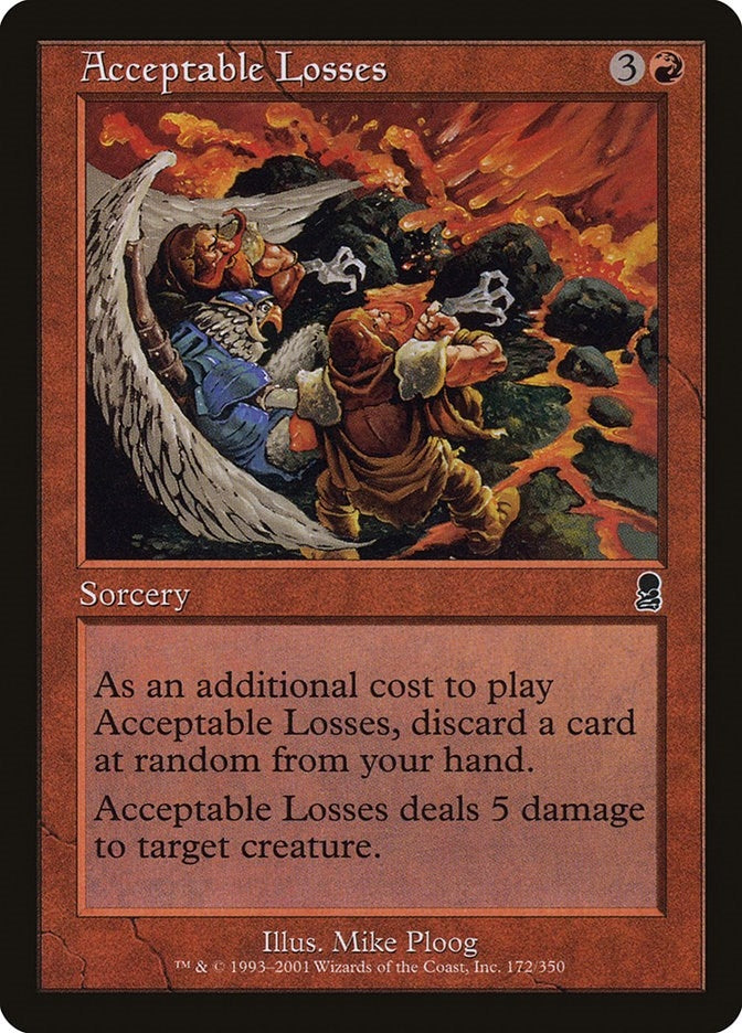 Image for Acceptable Losses (172) [Odyssey] - Magic: The Gathering