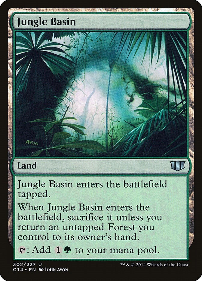 Image for Jungle Basin [Commander 2014] - Magic: The Gathering