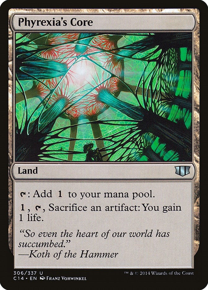 Image for Phyrexia's Core (306) [Commander 2014] - Magic: The Gathering