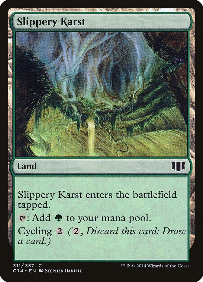 Image for Slippery Karst (311) [Commander 2014] - Magic: The Gathering