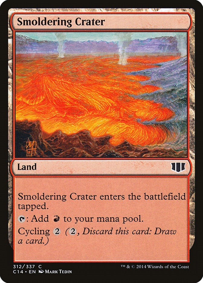 Image for Smoldering Crater (312) [Commander 2014] - Magic: The Gathering