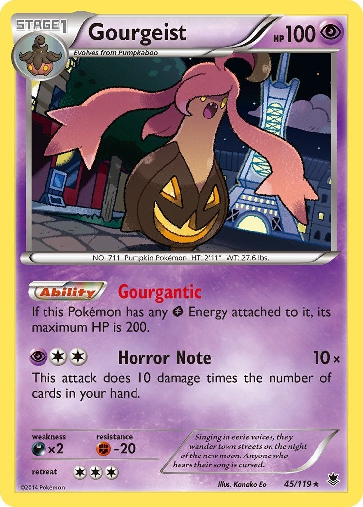 Image for Gourgeist (45/119) [XY - Phantom Forces] - Pokemon