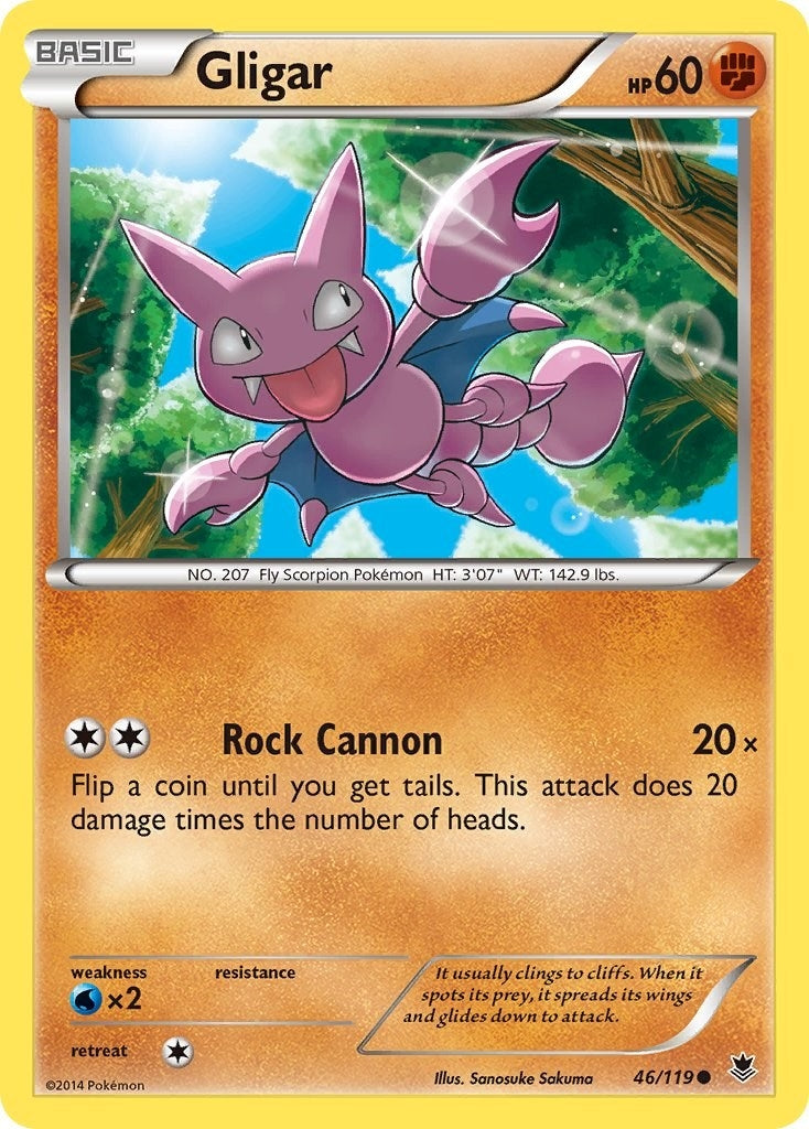 Image for Gligar (46/119) [XY - Phantom Forces] - Pokemon