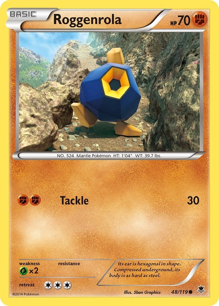 Image for Roggenrola (48/119) [XY - Phantom Forces] - Pokemon