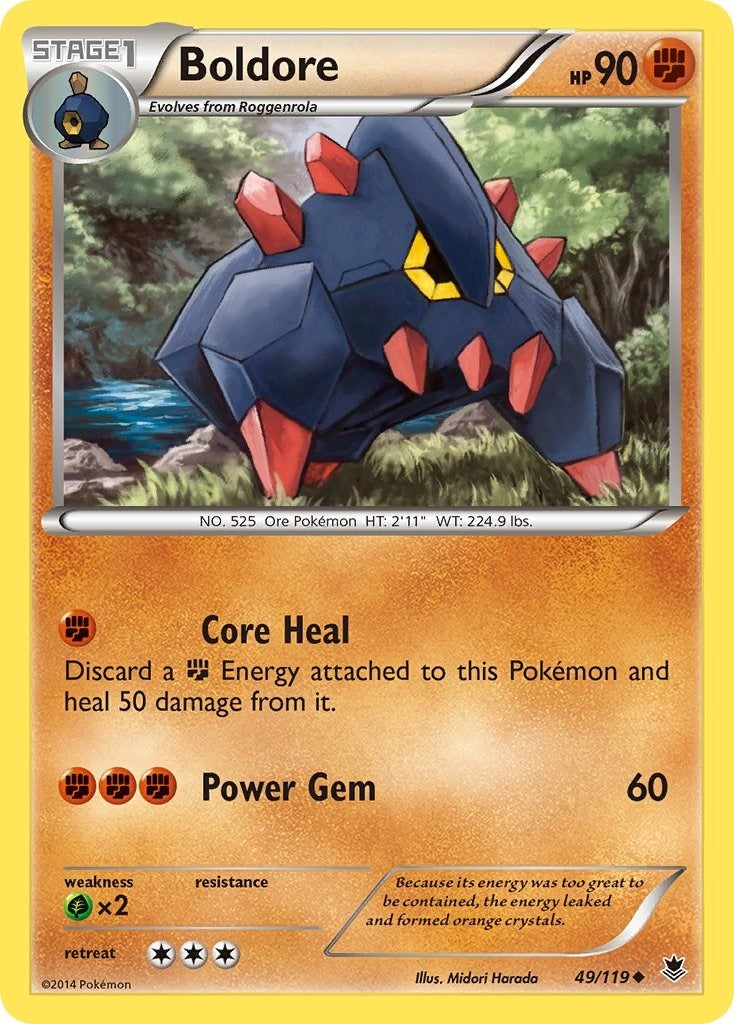 Image for Boldore (49/119) [XY - Phantom Forces] - Pokemon