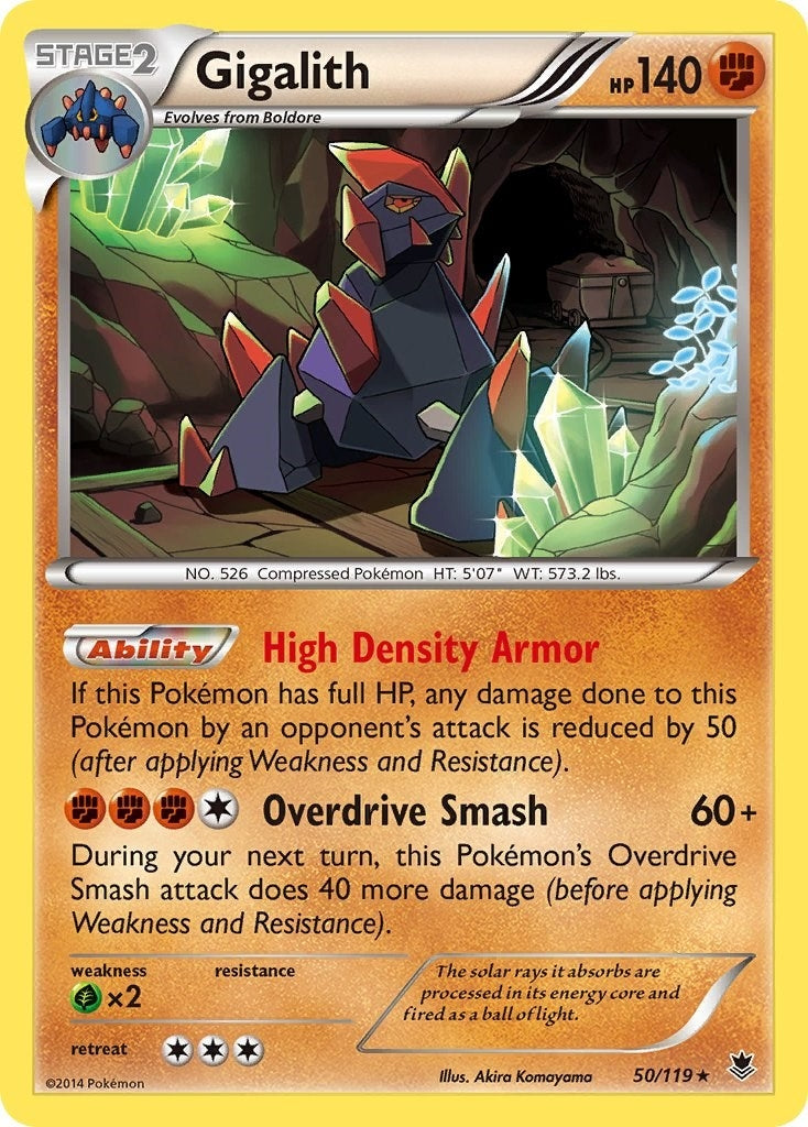 Image for Gigalith (50/119) [XY - Phantom Forces] - Pokemon