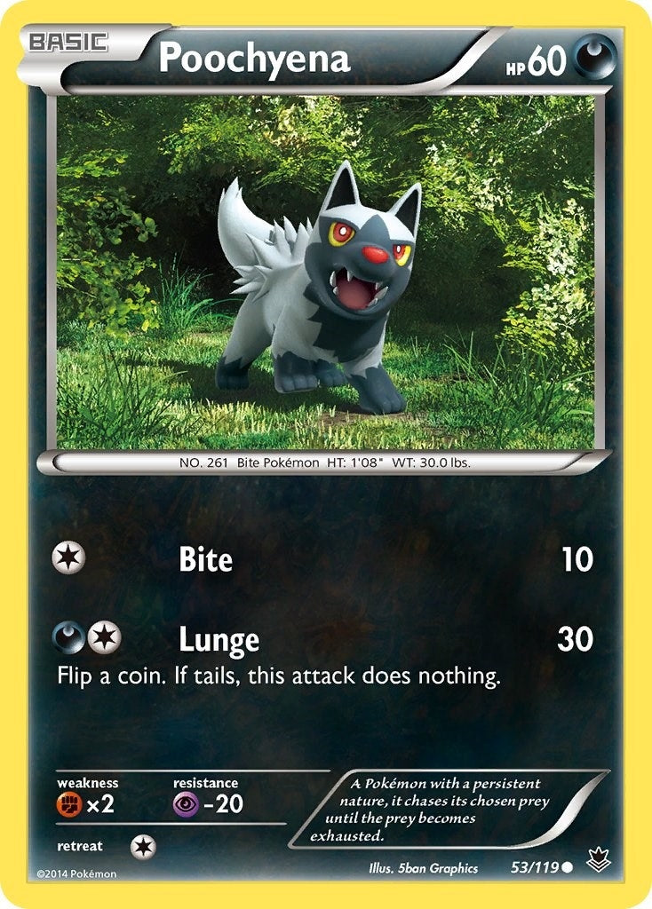 Image for Poochyena (53/119) [XY - Phantom Forces] - Pokemon