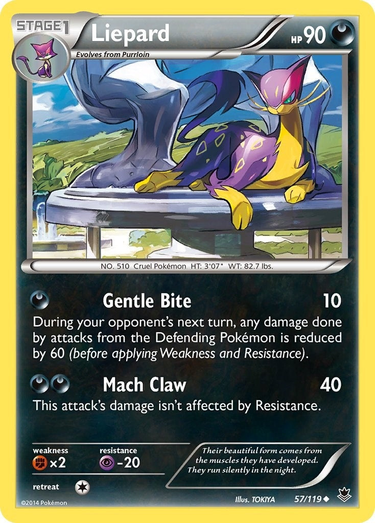 Liepard (57/119) [XY - Phantom Forces]