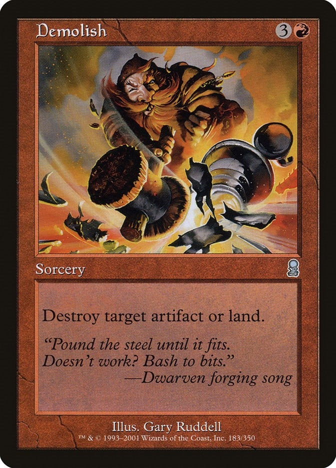 Image for Demolish (183) [Odyssey] - Magic: The Gathering