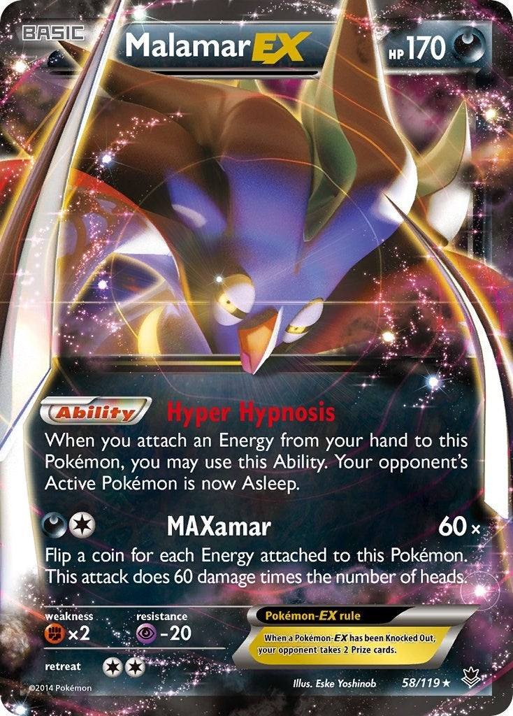 Image for Malamar EX (58/119) [XY - Phantom Forces] - Pokemon
