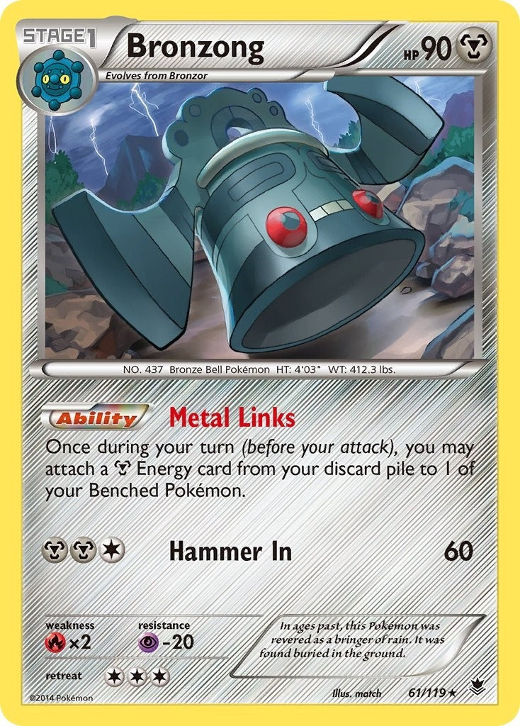 Image for Bronzong (61/119) [XY - Phantom Forces] - Pokemon