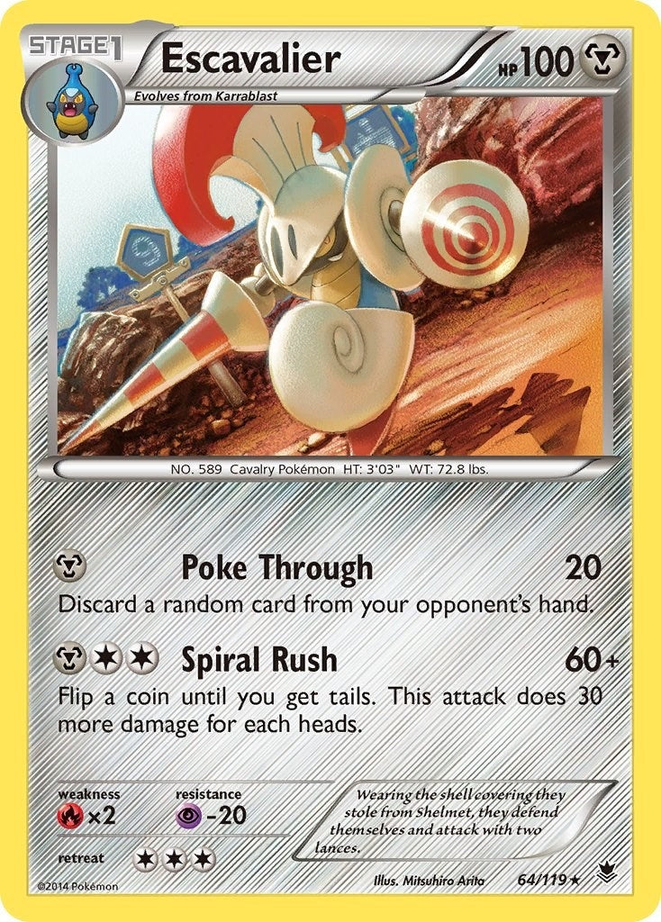Image for Escavalier (64/119) [XY - Phantom Forces] - Pokemon