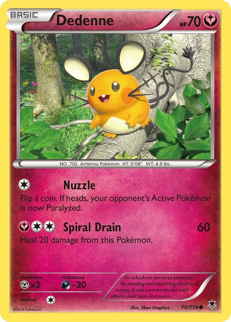 Image for Dedenne (70/119) [XY - Phantom Forces] - Pokemon