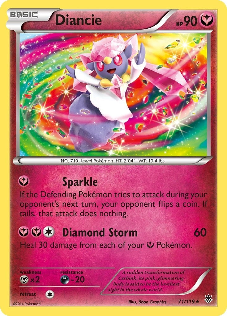 Image for Diancie (71/119) [XY - Phantom Forces] - Pokemon