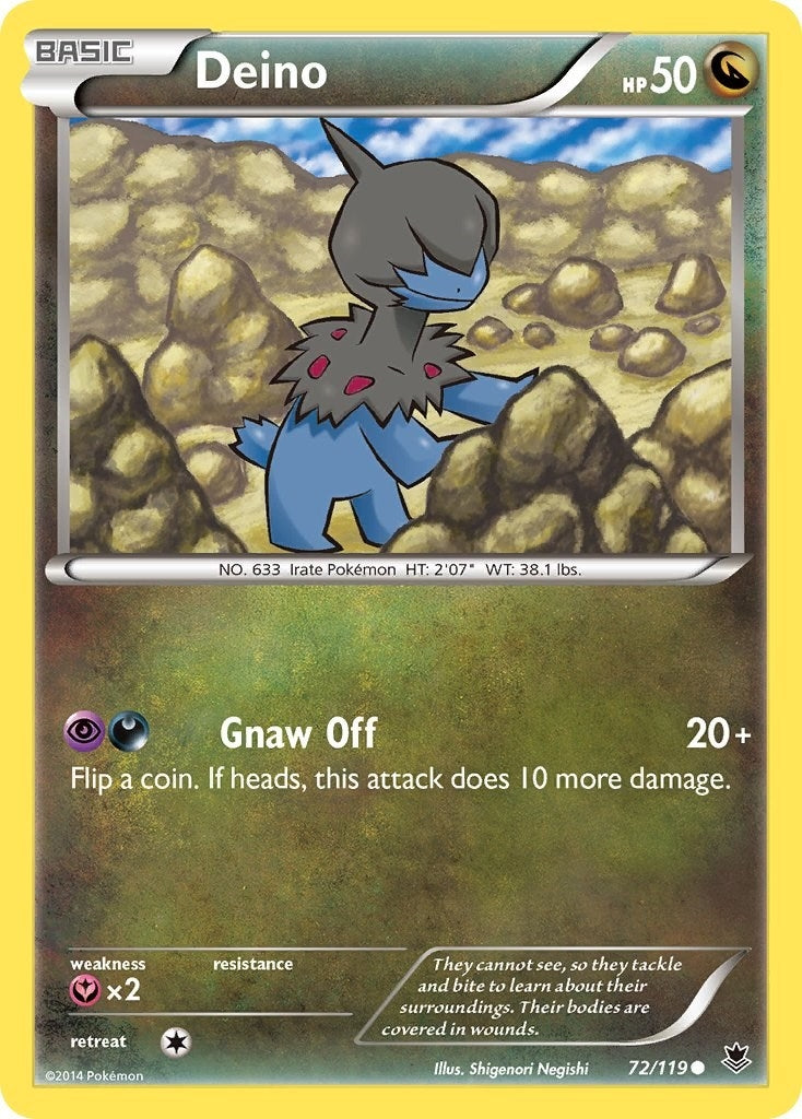 Image for Deino (72/119) [XY - Phantom Forces] - Pokemon