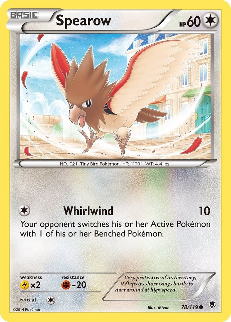 Image for Spearow (78/119) [XY - Phantom Forces] - Pokemon