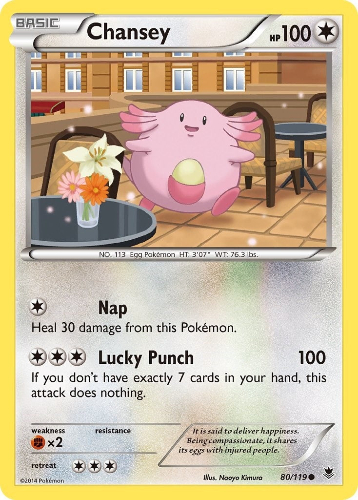 Image for Chansey (80/119) [XY - Phantom Forces] - Pokemon