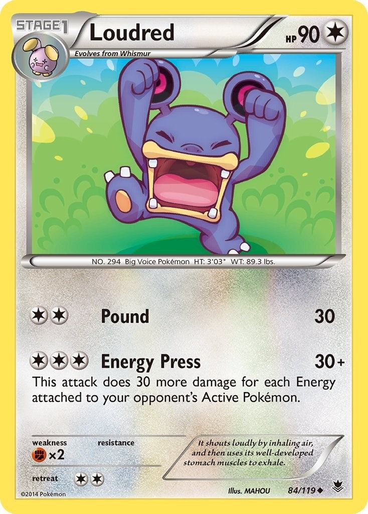 Image for Loudred (84/119) [XY - Phantom Forces] - Pokemon
