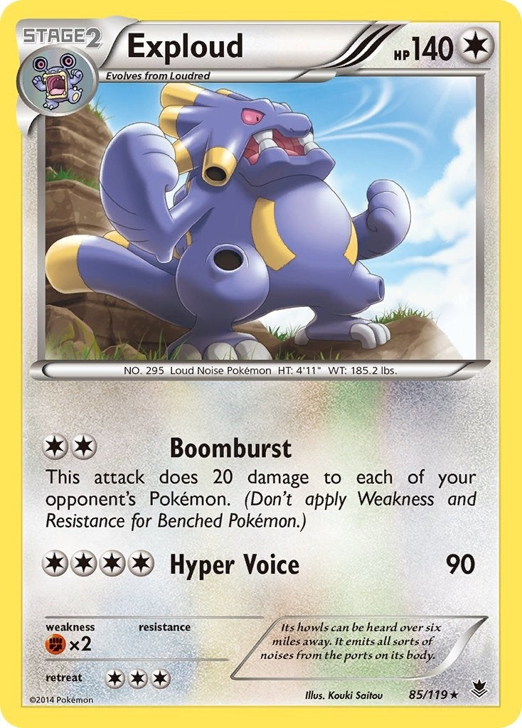 Image for Exploud (85/119) [XY - Phantom Forces] - Pokemon