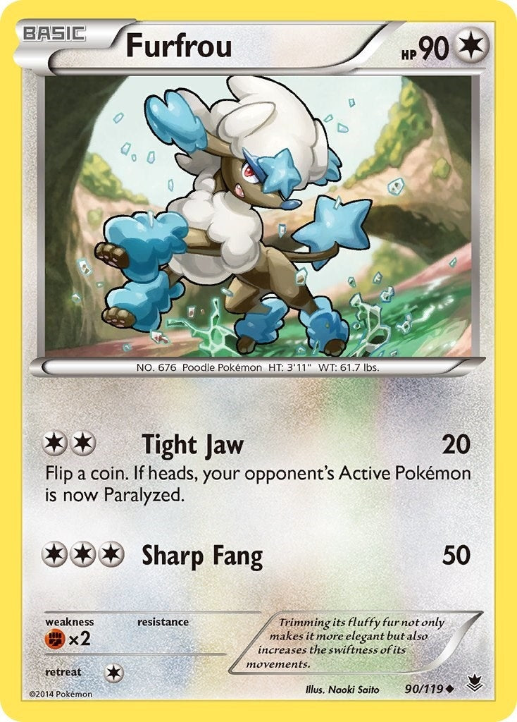 Image for Furfrou (90/119) [XY - Phantom Forces] - Pokemon