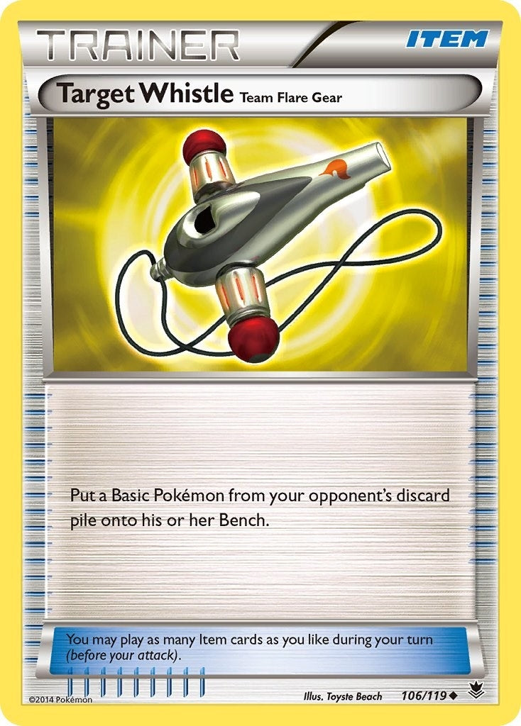 Image for Target Whistle (106/119) [XY - Phantom Forces] - Pokemon