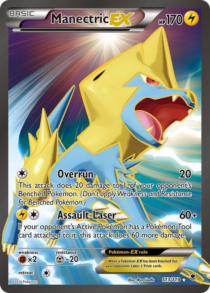 Image for Manectric EX (113 Full Art) (113/119) [XY - Phantom Forces] - Pokemon
