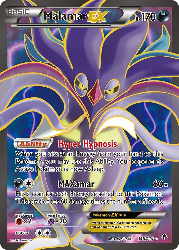 Image for Malamar EX (115 Full Art) (115/119) [XY - Phantom Forces] - Pokemon