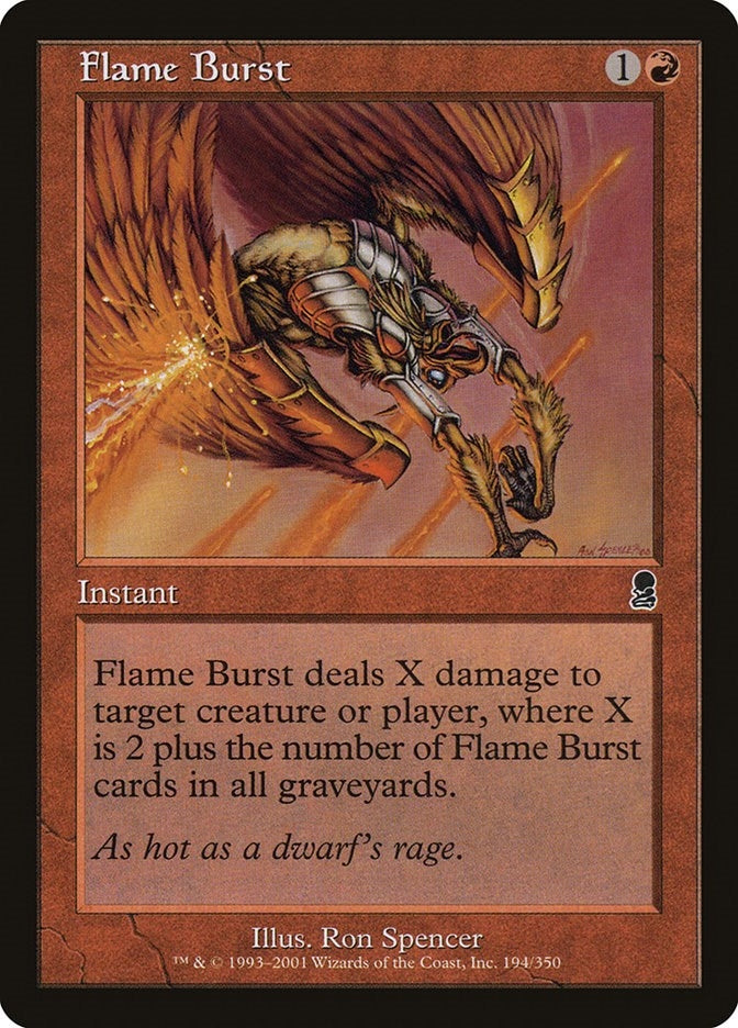 Image for Flame Burst (194) [Odyssey] - Magic: The Gathering