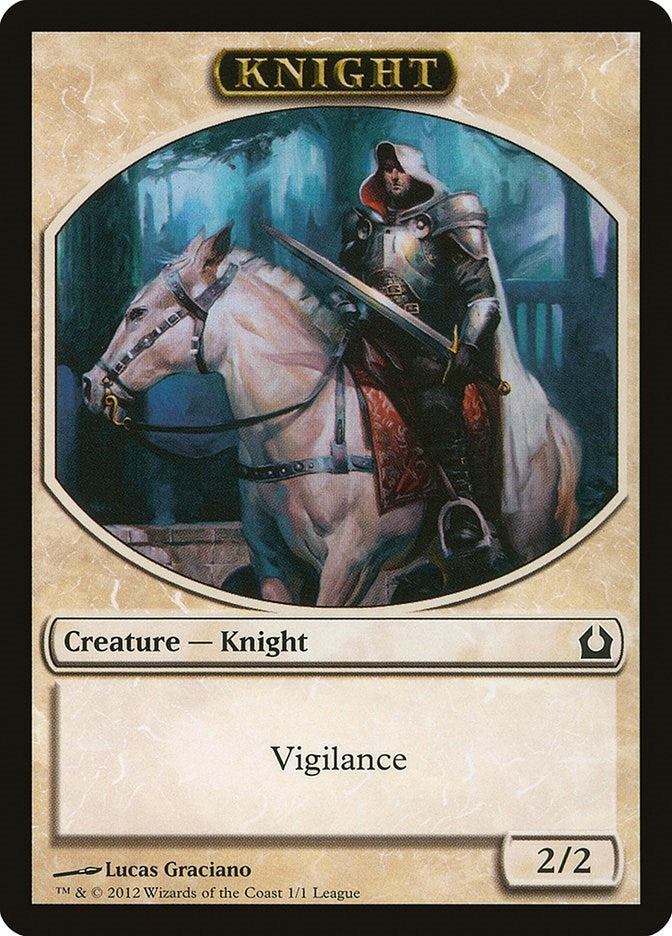 Image for Knight Token (1) [League Promos] - Magic: The Gathering