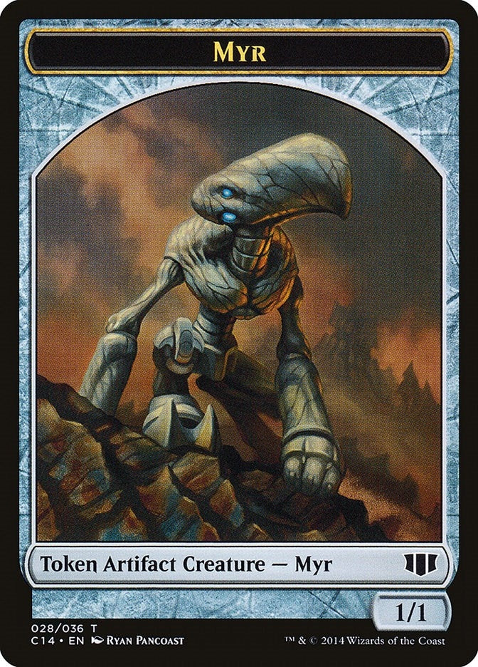 Image for Myr // Pentavite Double-Sided Token (28 // 29) [Commander 2014] - Magic: The Gathering