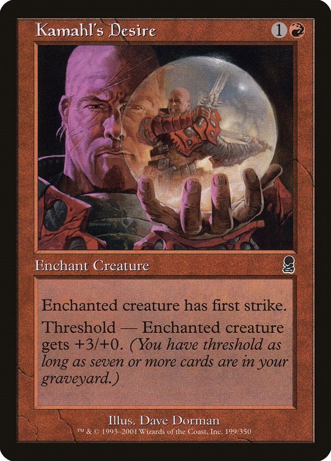 Image for Kamahl's Desire (199) [Odyssey] - Magic: The Gathering